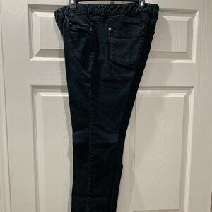 Mossimo Brand Women's Skinny Premium Denim Black Jeans, Size 12L
